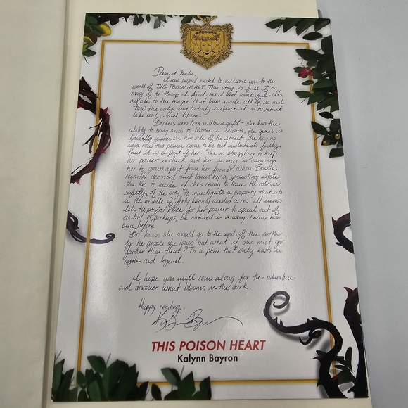 The Poison Heart and The Wicked Fate by Kalynn Bayron 2 Hardcover Books - Picture 6 of 10